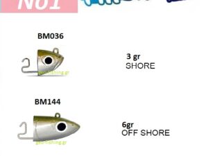 FiiiSH BLACK MINNOW JIGHEADS No1