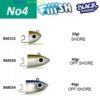 FiiiSH BLACK MINNOW JIGHEADS No4