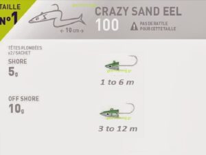 FiiiSH CRAZY SAND EEL No1 JIGHEADS FiiiSH CRAZY SAND EEL No1 JIGHEADS