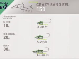 FiiiSH CRAZY SAND EEL No2 JIGHEADS
