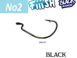 FiiiSH BLACK MINNOW HOOKS No2