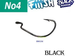 FiiiSH BLACK MINNOW HOOKS No4 FiiiSH BLACK MINNOW HOOKS No4