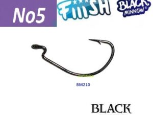 FiiiSH BLACK MINNOW HOOKS No5 FiiiSH BLACK MINNOW HOOKS No5
