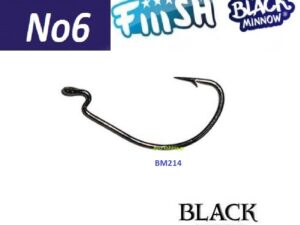 FiiiSH BLACK MINNOW HOOKS No6 FiiiSH BLACK MINNOW HOOKS No6