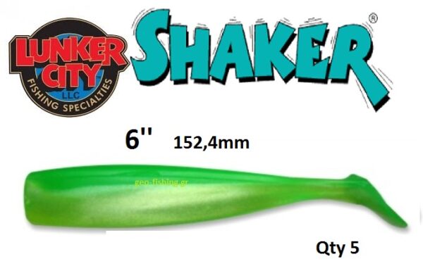 LUNKER CITY SHAKER 6''