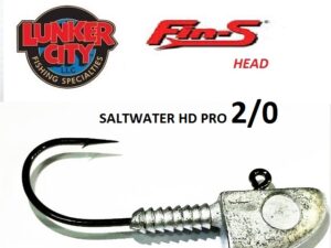 LUNKER CITY FIN S HEAD SALTWATER HD PRO 2/0 LUNKER CITY FIN S HEAD SALTWATER HD PRO 2/0