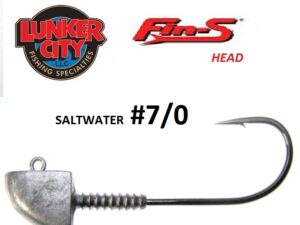 LUNKER CITY FIN S HEAD SALTWATER 7/0 LUNKER CITY FIN S HEAD SALTWATER 7/0
