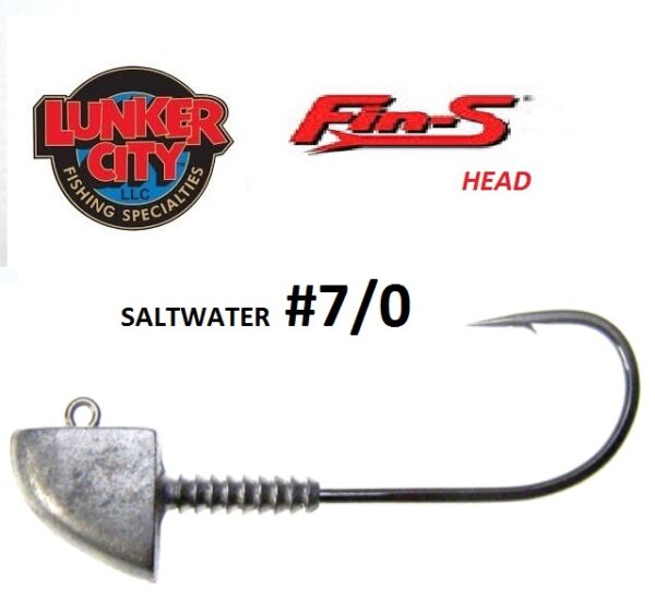 LUNKER CITY FIN S HEAD SALTWATER 7/0