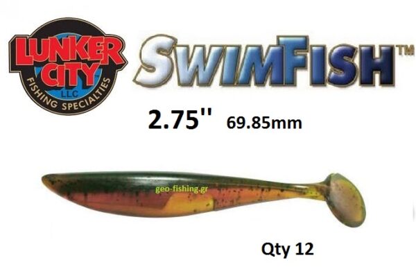 LUNKER CITY SWIMFISH 5''