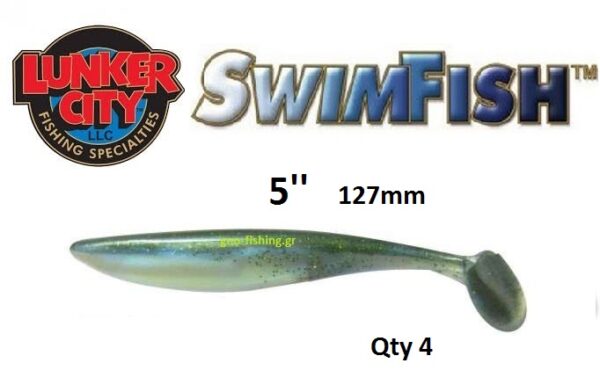 LUNKER CITY SWIMFISH 5''
