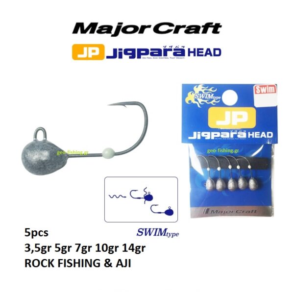 MAJOR CRAFT JIGPARA HEAD PUNTA ROCK