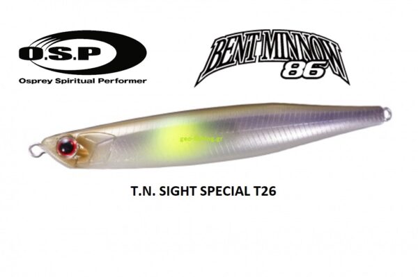 OSP BENT MINNOW 86F