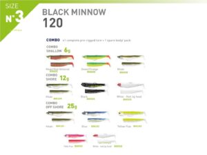 FiiiSH BLACK MINNOW COMBO No3 120mm