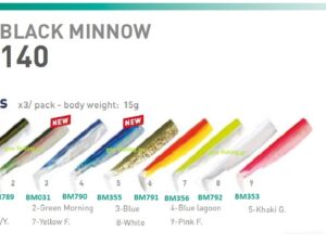 FiiiSH BLACK MINNOW No4 BODIES