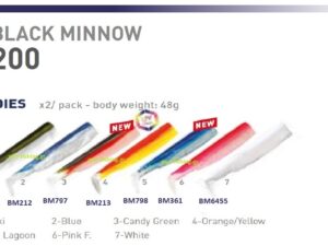 FiiiSH BLACK MINNOW No6 BODIES