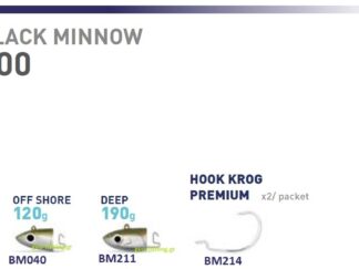 FiiiSH BLACK MINNOW JIGHEADS No6