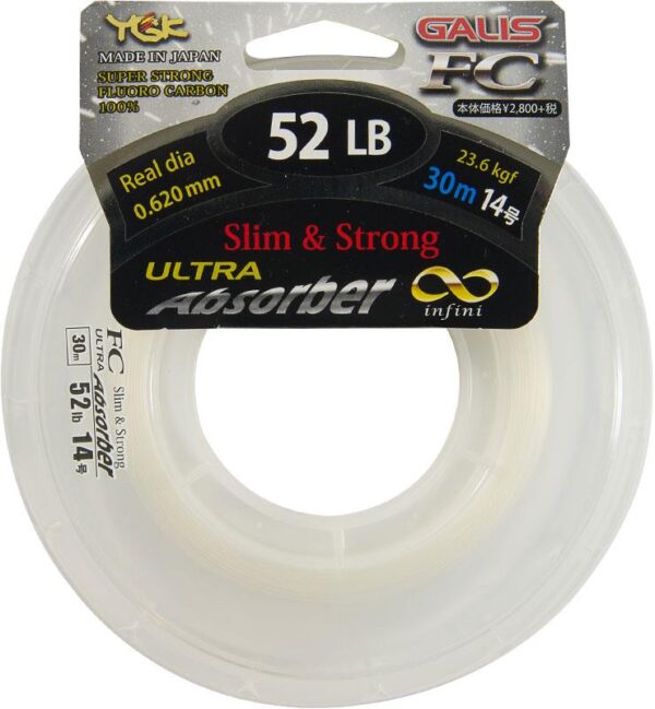 YGK FC ULTRA ABSORBER INFINI SLIM & STRONG 30m YGK FC ULTRA ABSORBER INFINI SLIM & STRONG 30m