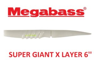 MEGABASS SUPER GIANT X LAYER 6'' MEGABASS SUPER GIANT X LAYER 6''