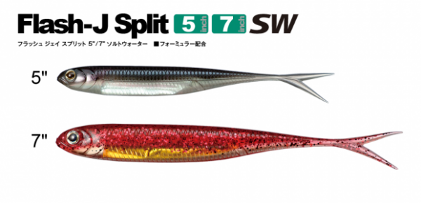FISH ARROW FLASH J SPLIT 5''
